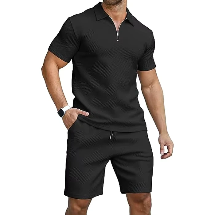 CHINEE-Custom-Mens-Polo-Shirt-and-Shorts-Set-Summer-Outfits-Short-Tracksuits-for-Men