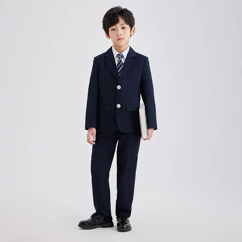 CHINEE-Custom-Polyester-English-Style-Unisex-School-Uniform-Dress-Suit-for-Primary-Kids-College-Style-1