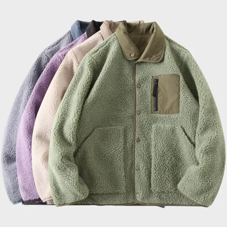 CHINEE-Custom-Polyester-Polar-Fleece-Reversible-Jacket-Winter-Outdoor-Windproof-Warm-Lapel-Jacket