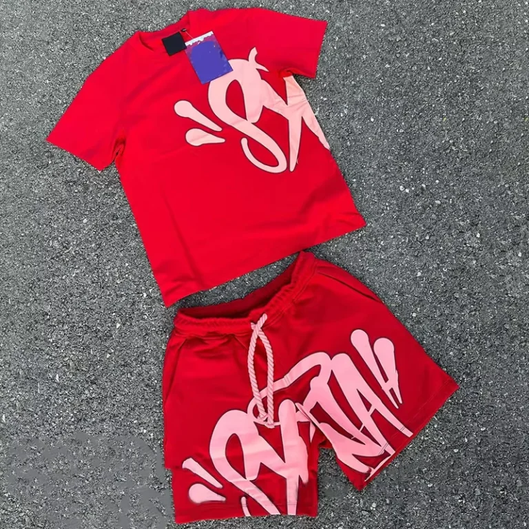 CHINEE-Custom-Print-Sweat-Suits-Oversized-Cotton-Jogger-Sports-Tracksuits-Two-Piece-Crew-Neck-Tshirts-and-Shorts-Sets-for-Men