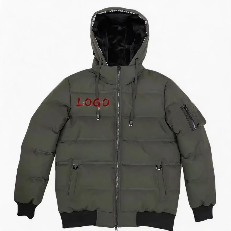 CHINEE-Custom-Waterproof-Casual-Zipper-Stand-Collar-Mens-Winter-Padded-Plus-Size-Hooded-Puffy-Coats-1
