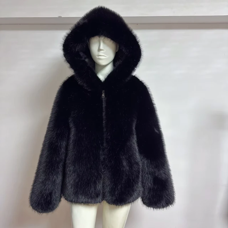 CHINEE-Custom-Winter-Clothes-for-Women-Thick-Warm-Fake-Fur-Hooded-Zipper-Coat-Fluffy-Faux-Fox-Fur-Jacket