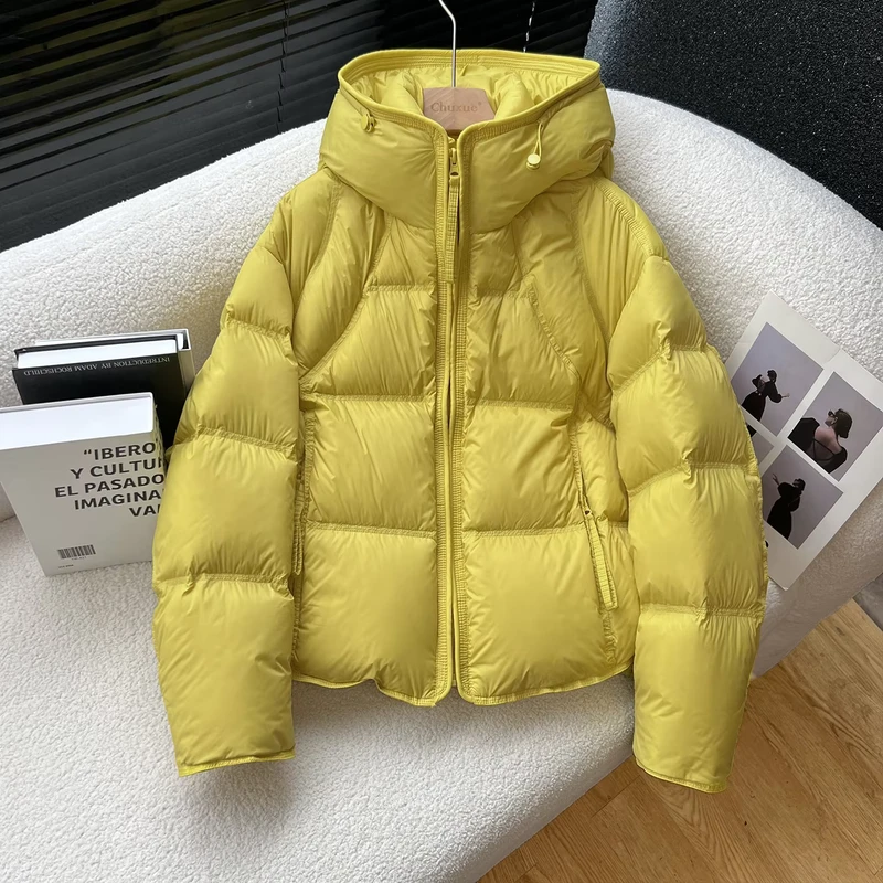 CHINEE-Custom-Winter-Trend-Muti-Colors-Nylon-Jacket-Womens-Short-Thickened-Hooded-Down-Jacket