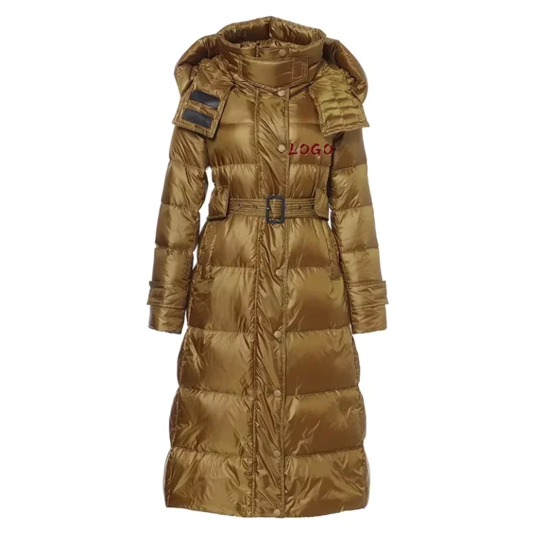 CHINEE-Custom-Womens-Winter-Long-Fleece-Jacket-Hooded-Waterproof-Nylon-Logo-Zippers