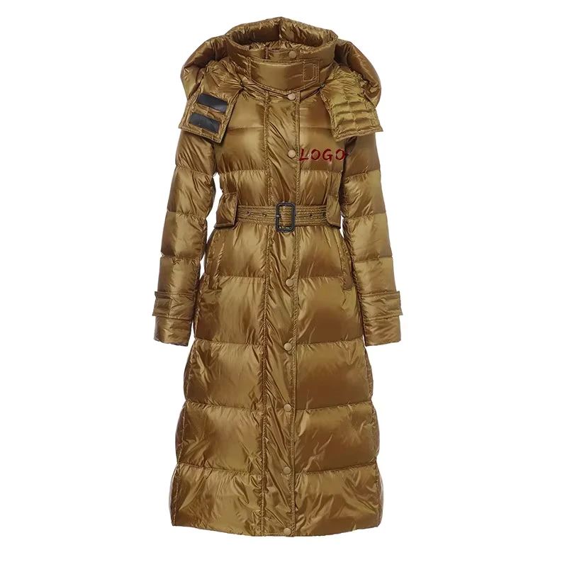 CHINEE-Custom-Womens-Winter-Long-Fleece-Jacket-Hooded-Waterproof-Nylon-Logo-Zippers