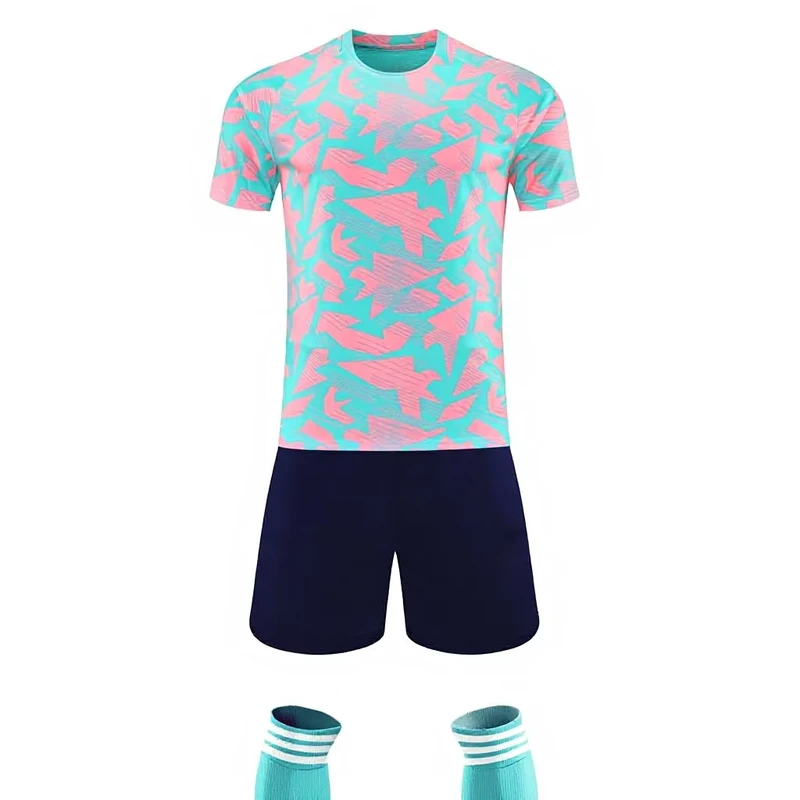 CHINEE-Customizable-Summer-Sports-Jerseys-Set-Breathable-Lightweight-Quick-Dry-Soccer-Shirt-Shorts-Automated-Cutting-Name-Team-1