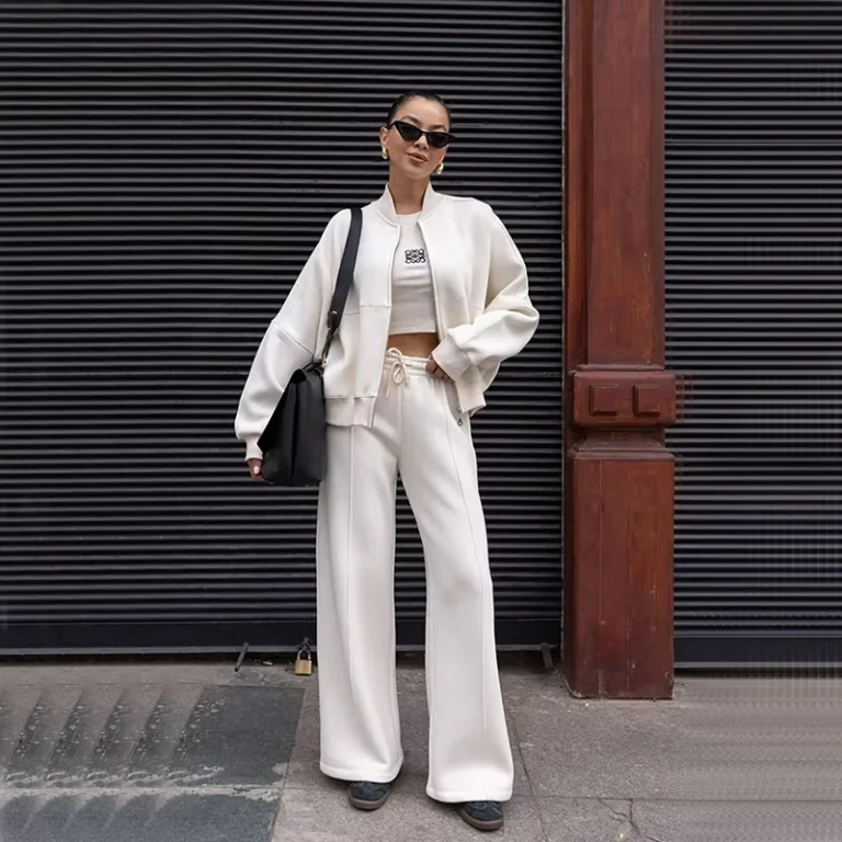 CHINEE-Customized-Casual-Embroidered-Zipper-Jacket-Top-With-Wide-Leg-Pant-2-Piece-Womens-Sweatsuits-Set-For-Wear