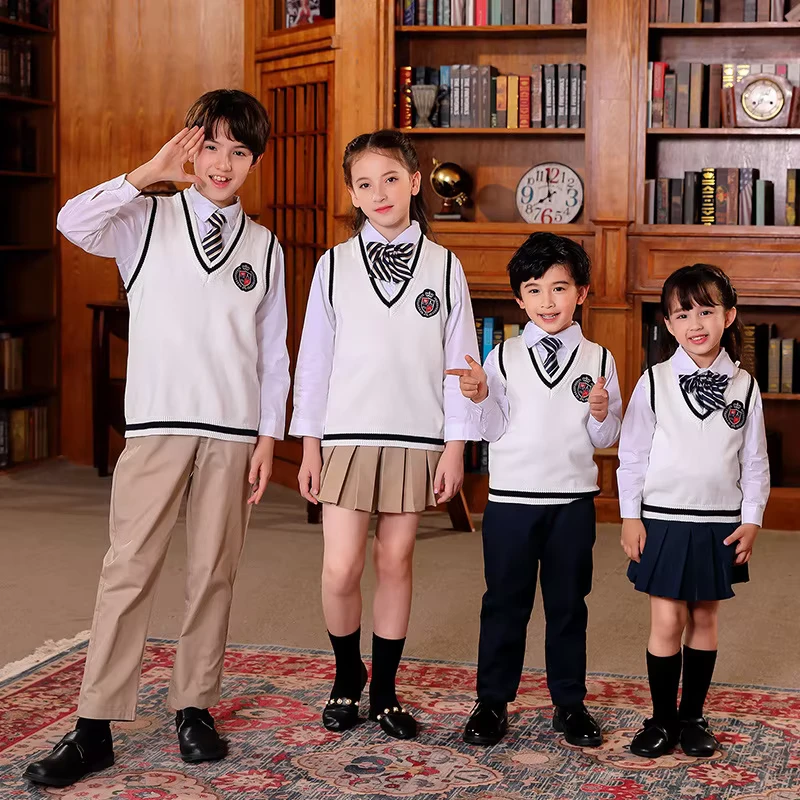 CHINEE-Customized-Childrens-School-Uniform-Knitwear-Outdoor-High-Quality