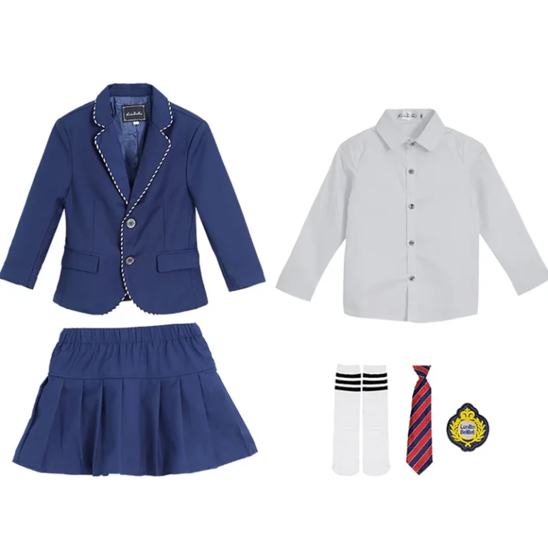 CHINEE-Customized-Formal-Summer-Blazer-Uniform-Suit-for-High-School-and-Kindergarten-Kids-Primary-Level-Kindergarten-School-Uniform