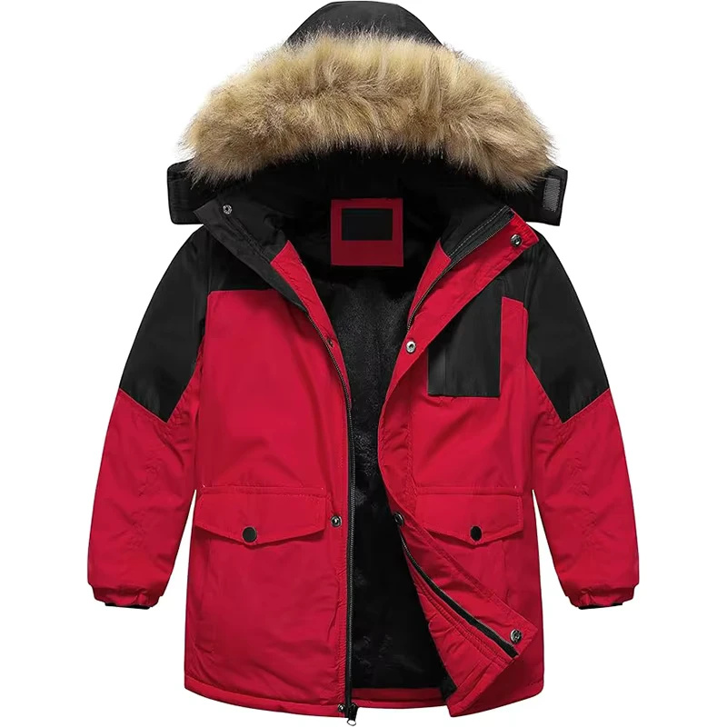 CHINEE-Customized-Kids-Padded-PU-Down-Coats-Winter-Quilted-Thick-Casual-Cotton-Padded-Jackets-for-Boys