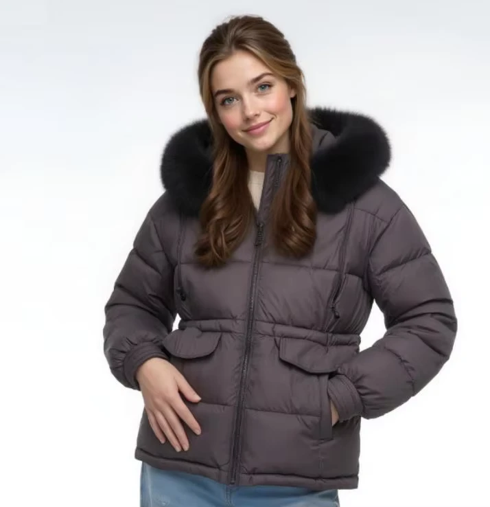 CHINEE-Customized-Winter-Jacket-for-Women-Warm-Fur-Jacket-Hooded-Thick-Polyester-Fleece-Coat