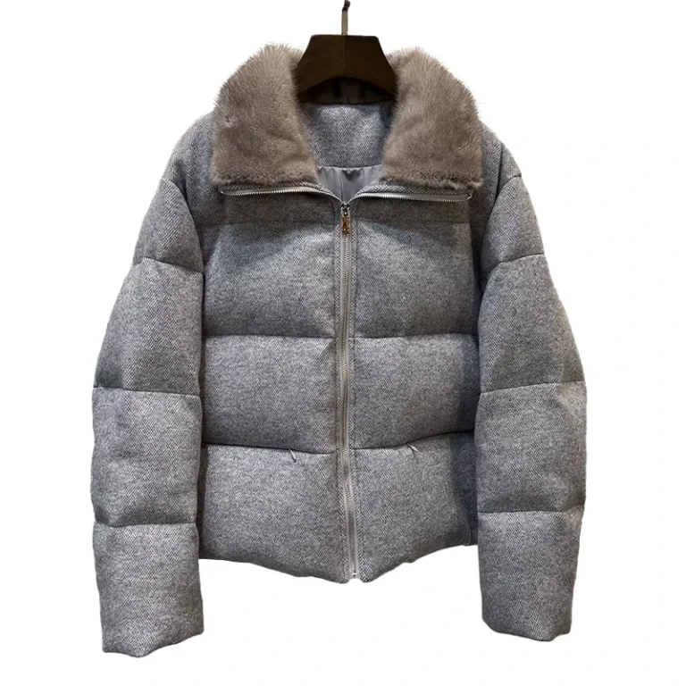 CHINEE-Elegant-Winter-Short-Custom-Goose-Feather-Down-Coat-Women-With-Mink-Collar
