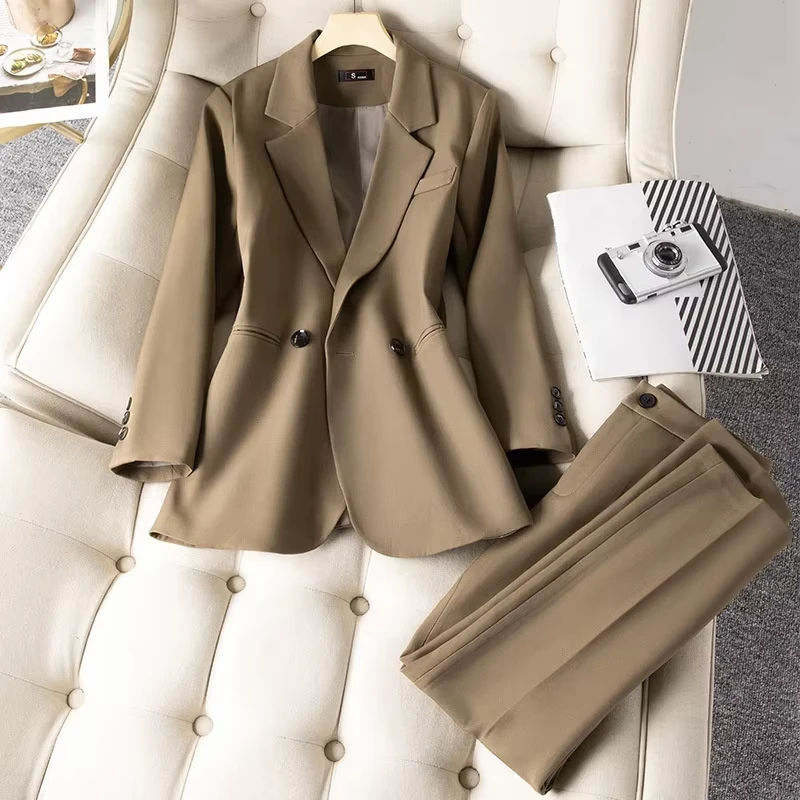 CHINEE-Fashion-Office-Career-Suit-Womens-Spring-and-Autumn-New-Suit-Blazers-Two-Pieces