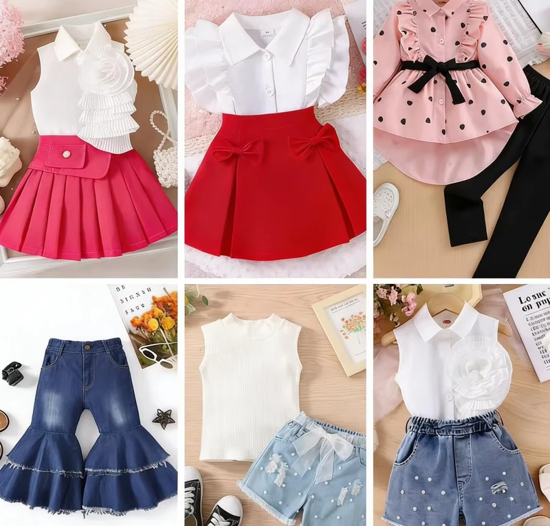 CHINEE-Fashion-Style-Children-Dress-Girls-Apparel-Stock-Summer-Ropa-De-Bebe-Random-Mixed-Sales-Child-Dress-1
