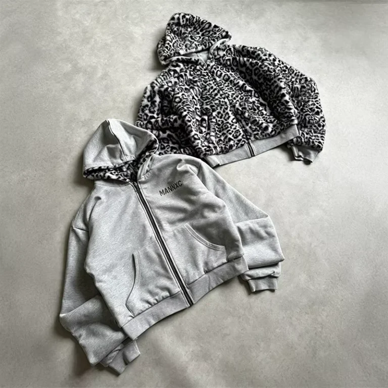 CHINEE-Fast-Sampling-Custom-Logo-Hoody-Jacket-Double-Layer-Leopard-Print-Heavy-Weighted-Terry-Oversized-Faux-Fur-Reversible-Zip-Hoodie-1