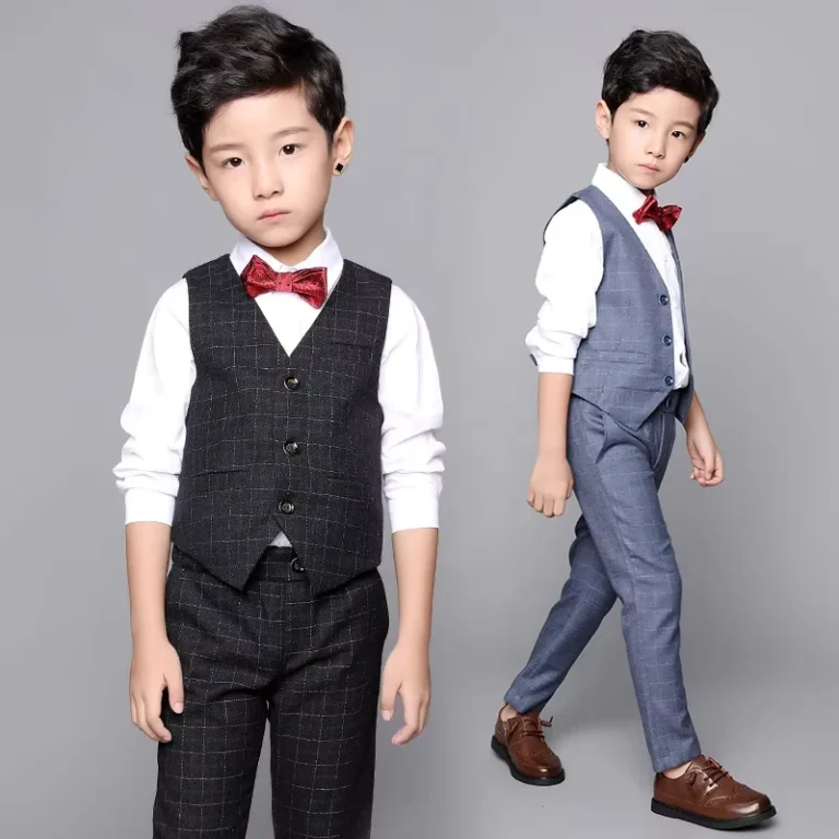 CHINEE-Flower-Boys-Clothing-Set-School-Kids-Wedding-Formal-Dress-Vest-Pants-2Pcs-Suit-Children-Birthday-Prom-Ceremony-Costume