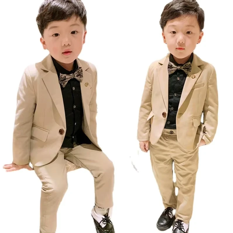CHINEE-Flower-Boys-Wedding-Suit-School-Kids-Formal-Jacket-Pants-2Pcs-Tuxedo-Children-Performance-Dance-Party-Dress-Host-Costume