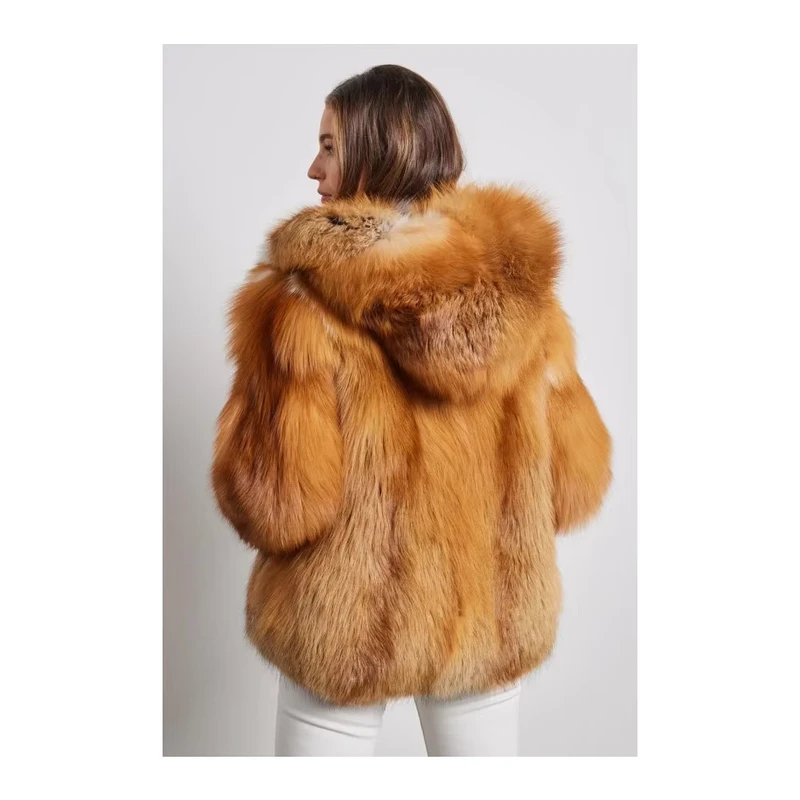 CHINEE-Fluffy-Animal-Skin-Full-Pelt-Womens-Fur-Coat-Plus-Size-Long-Red-Fox-Fur-Coat-Hooded