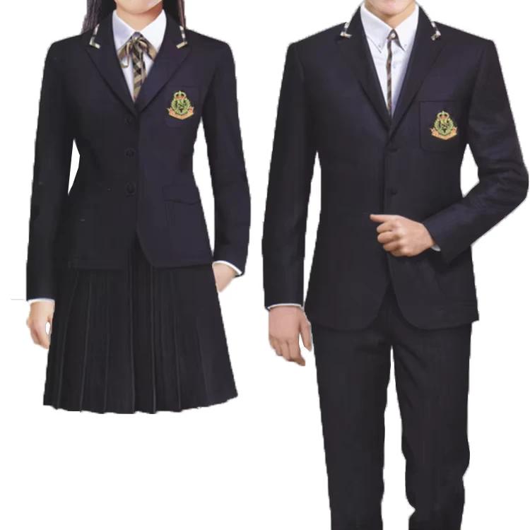 CHINEE-Formal-Wear-Twill-360gm-Navy-Blue-Polyester-Viscose-Suiting-Fabric-for-School-Uniform