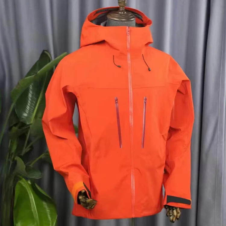 CHINEE-Fully-Seam-Taped-3-Layer-Soft-Shell-Lightweight-Winter-Outdoor-Jacket-Waterproof-Raincoat-with-Zipper-Closure-Woven-Fabric