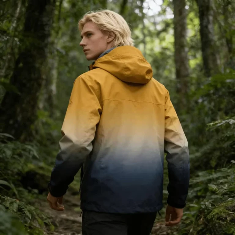 CHINEE-Gradient-Colors-Mens-Waterproof-Winter-Jacket-Warm-Rain-Proof-Shell-Travel-Coat-Windproof-Breathable-for-Backpacking-Trekking
