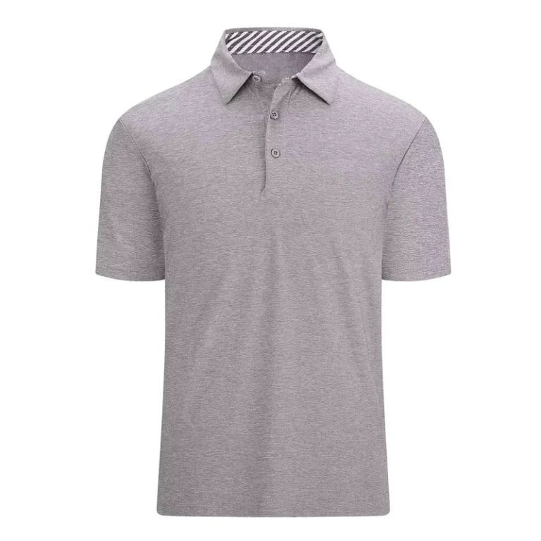 CHINEE-Heavy-duty-Polo-Shirt-for-Men-Pure-Color-Thick-and-Durable-Casual-Workwear-Style-with-a-Turned-down-Collar-1