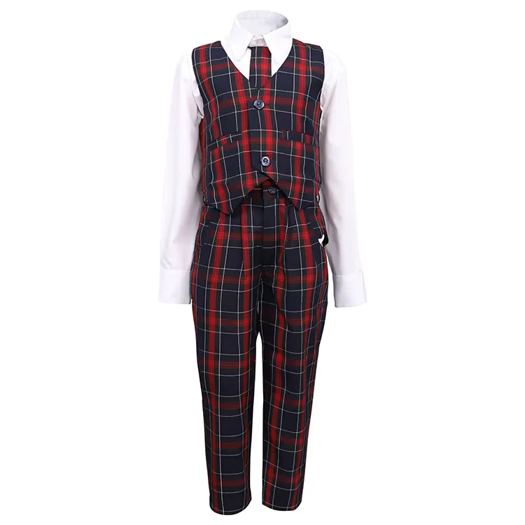 CHINEE-High-Quality-International-School-Uniform-Design-Fabric-Plaid-3-Pcs-Formal-Vest-Suit-Kids-School-Uniforms-With-Tie