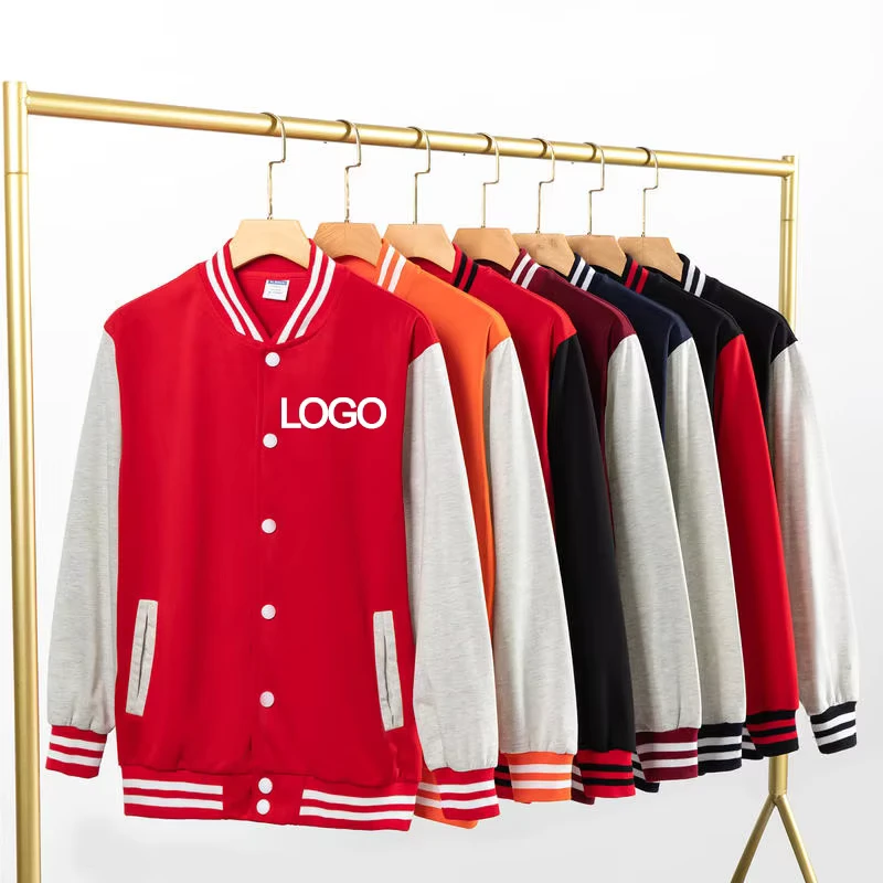 CHINEE-High-Quality-Unisex-School-Uniform-Custom-Logo-Embroidery-Blank-Baseball-Jacket-Stand-Letterman-Coat-Varsity-Jacket-OEM