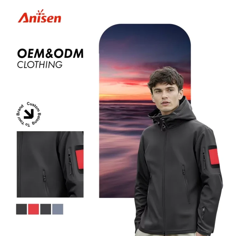 CHINEE-High-Quality-Winter-Windproof-Fishing-Custom-Softshell-Jacket-Men-Windbreaker-Logo-Running-Workwear-Waterproof-Jacket