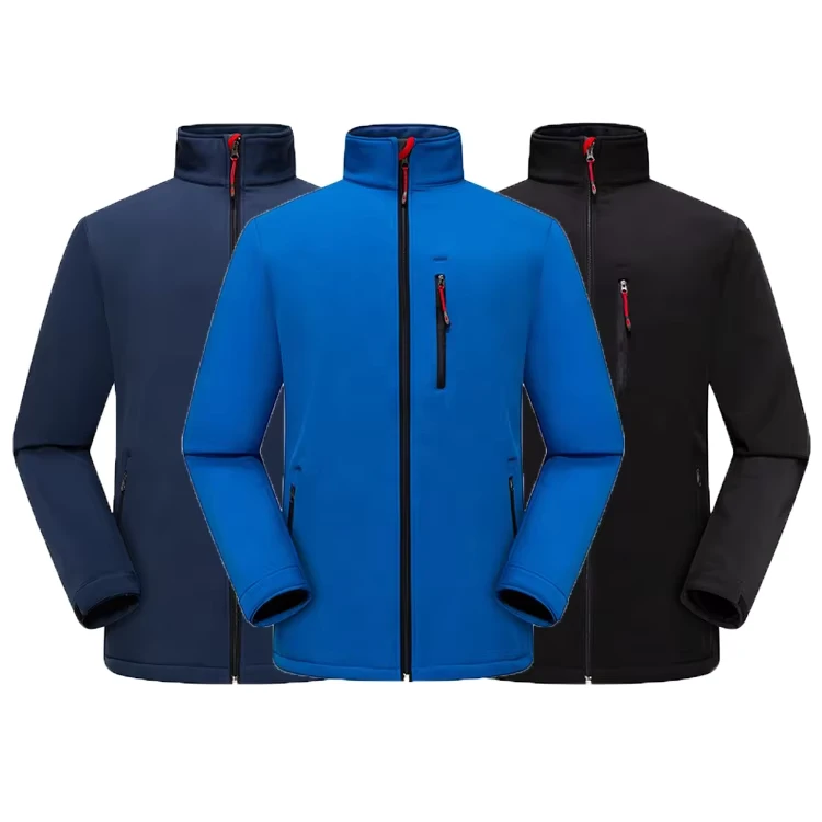 CHINEE-High-Quality-Zip-Winter-Jackets-Custom-Men-Outdoor-Soft-Shell-Jackets-Fleece-Jacket-Without-Hood