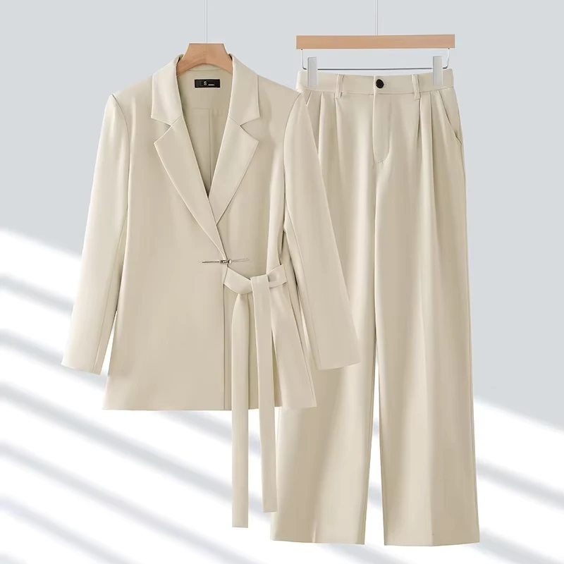 CHINEE-High-end-Suit-for-Women-New-Spring-and-Autumn-Professional-Formal-Wear-Loose-and-Slim-Casual-Suit-Two-piece-Suit