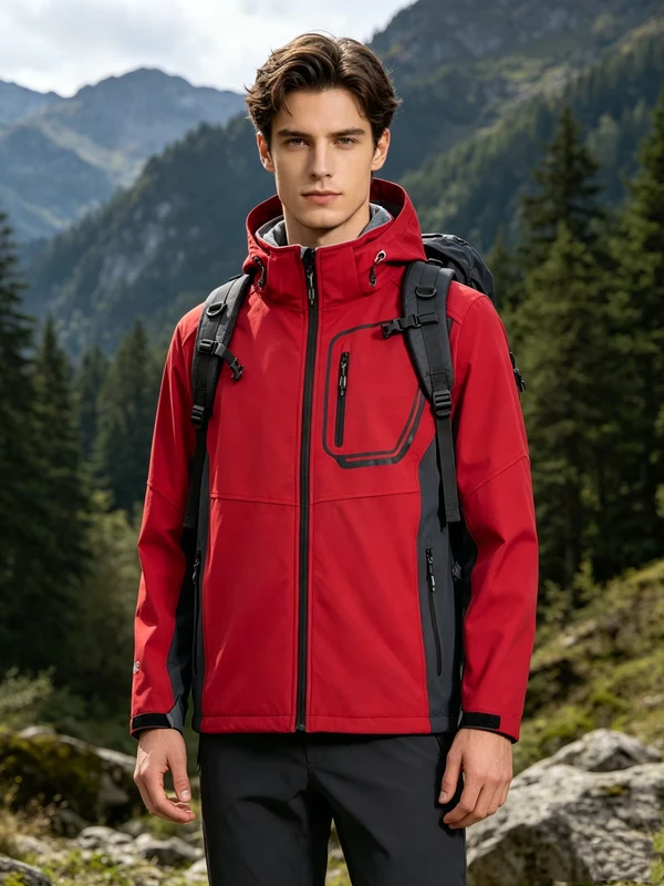 CHINEE-Hooded-Waterproof-Windproof-All-Weather-Soft-Shell-Mountaineering-Jacket