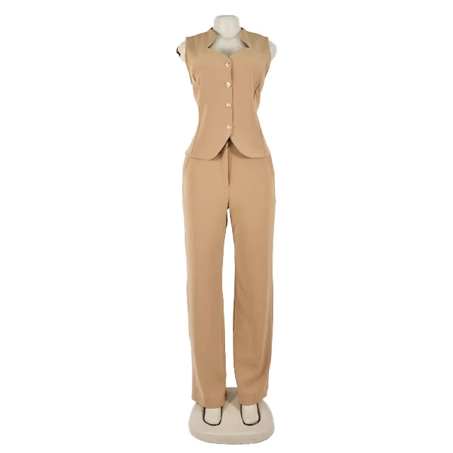 CHINEE-Hot-Selling-Fashion-Office-Ladies-Women-Solid-Color-Suit-Summer-Outfits-for-Women-Formal-Suit
