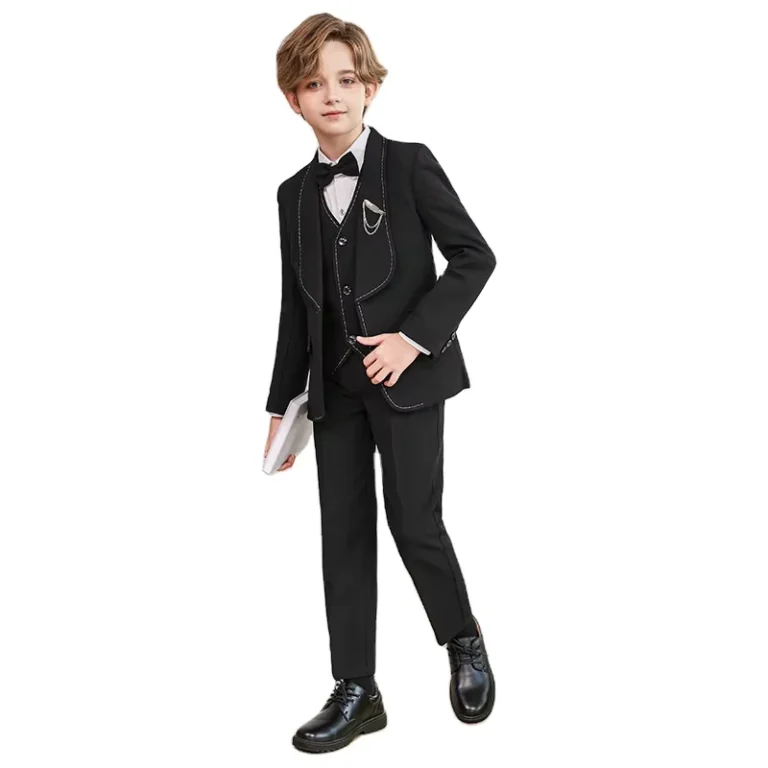 CHINEE-In-Stock-High-Quality-Children-Wedding-Suits-Dress-Kids-School-Outfits-for-5-Pieces