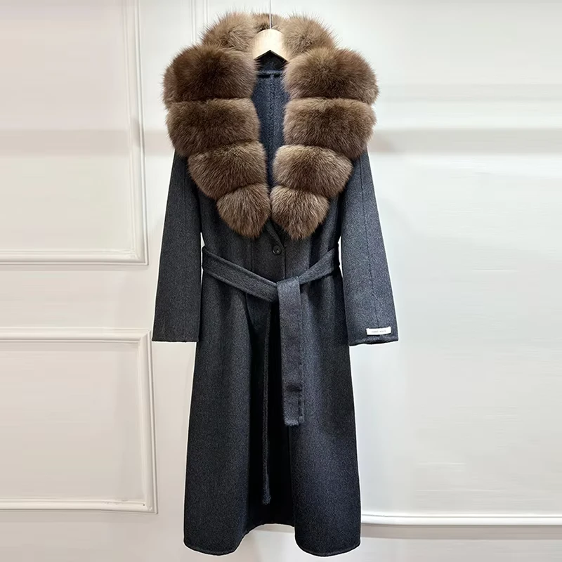CHINEE-JANVENY-New-Winter-Fur-Woolen-Coat-Women-Real-Fox-Fur-Single-Breasted-Solid-Belted-Warmth-Long-Wool-Blends-Cashmere-Jacket