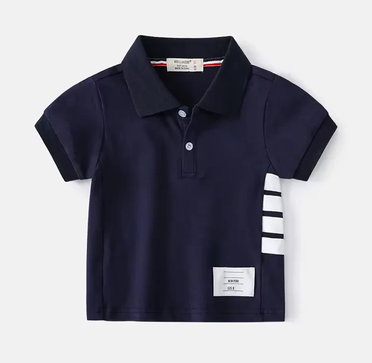 CHINEE-Kids-Clothing-Custom-Kids-Clothing-100-Cotton-Kids-Polo-Shirt-Blank-Solid-Color-Stripe-Boys-T-shirtsPolo-Shirts-1