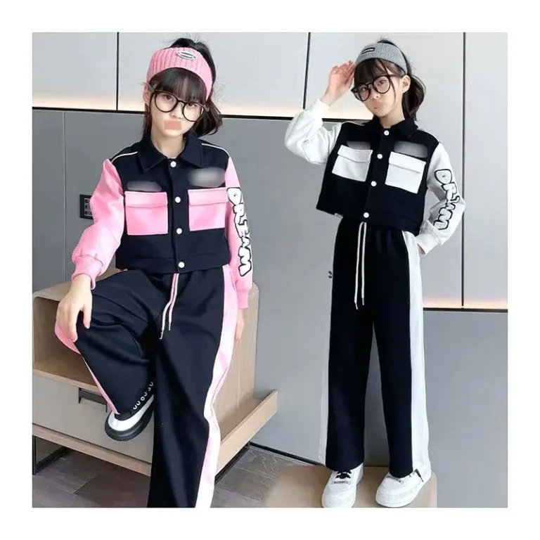 CHINEE-Kids-Costume-Teen-Girls-Clothing-Set-Spring-Casual-Jackets-Skirt-School-Tracksuit-Childrens-Baseball-Outfits-4-to-14-Years
