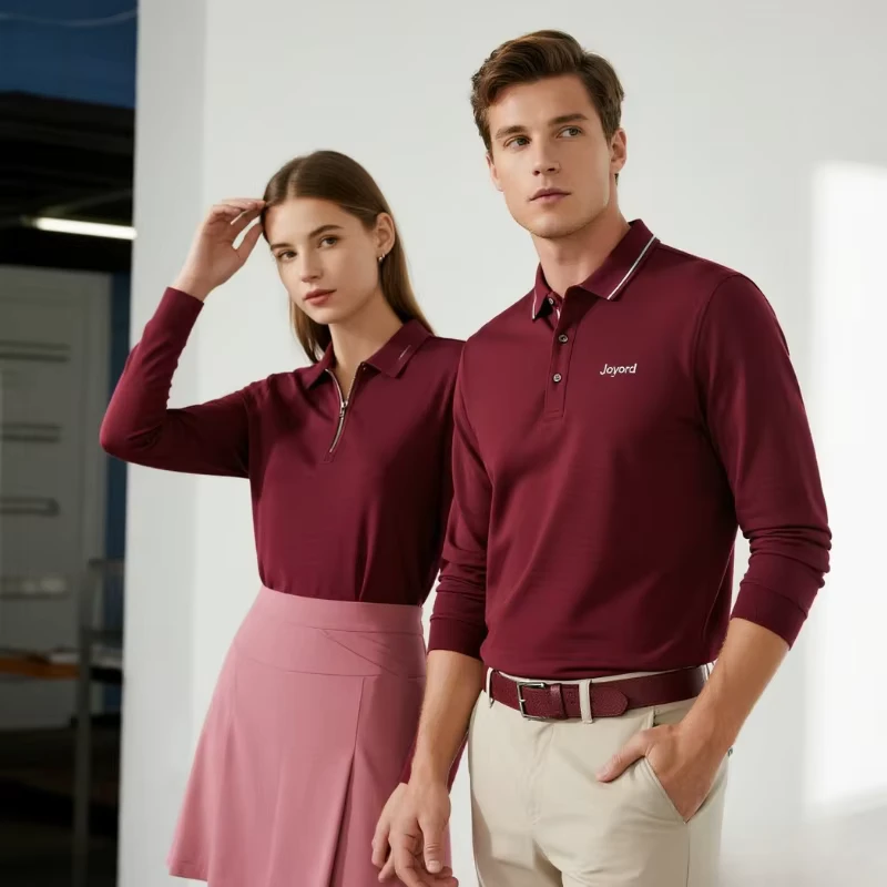 CHINEE-Long-Sleeve-Couple-Men-Women-Polo-Golf-Shirts-Skirts-Set-Men-Knitted-Business-Office-Worker-Poloshirts-OEM-Polo-Tshirt