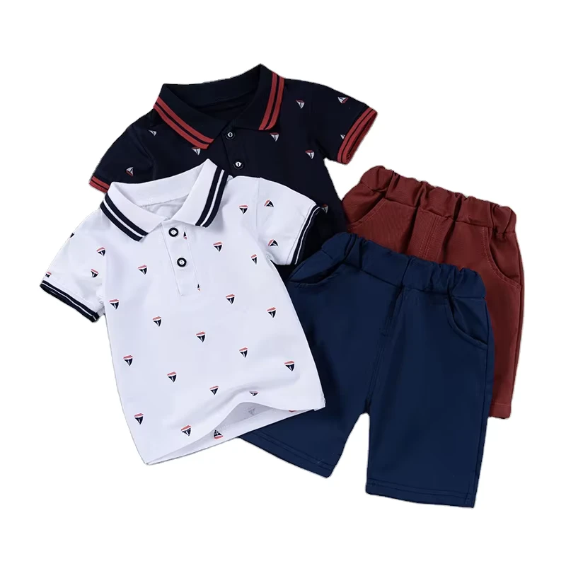CHINEE-Low-Price-Boys-Summer-Polo-Outfit-Set-Stylish-Short-Sleeve-Shirt-Shorts-2-Piece-Sets-Different-Style-Boy-Clothing-Sets-1