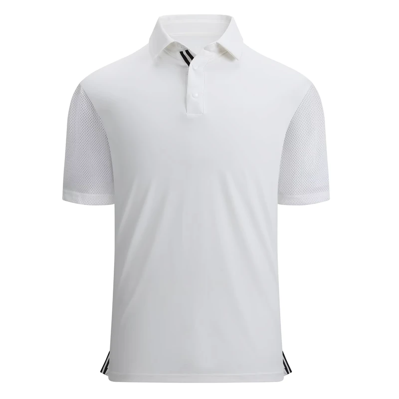 CHINEE-Luxury-and-High-end-POLO-Shirt-for-Men-Seamless-Rubberized-Business-style-Solid-color-Short-sleeved-Summer-T-shirt-1