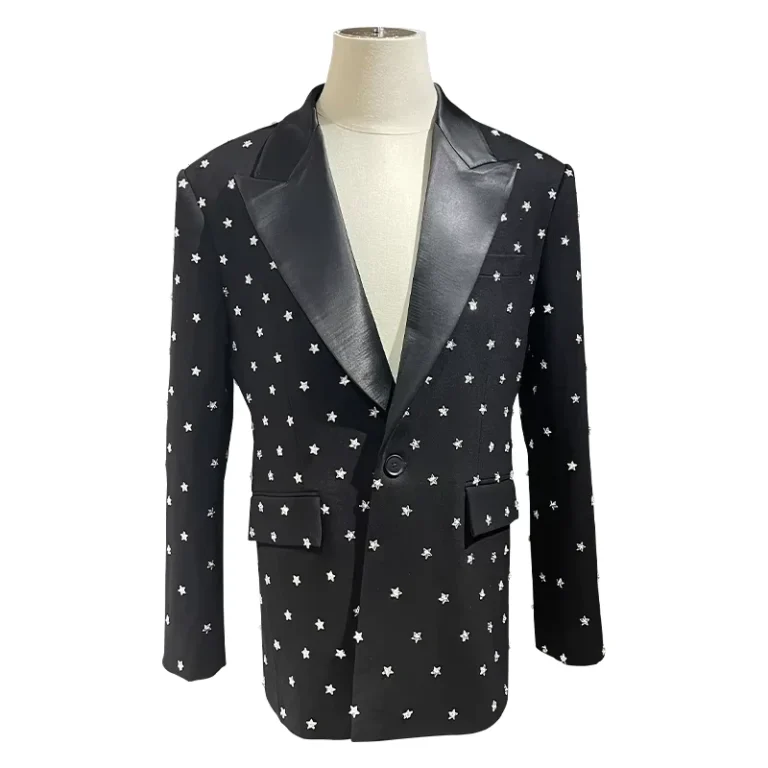 CHINEE-MOQ-1-Piece-Customizable-Spring-and-Autumn-New-High-end-Niche-Heavy-Industries-Handmade-Hot-Diamond-Star-Blazer