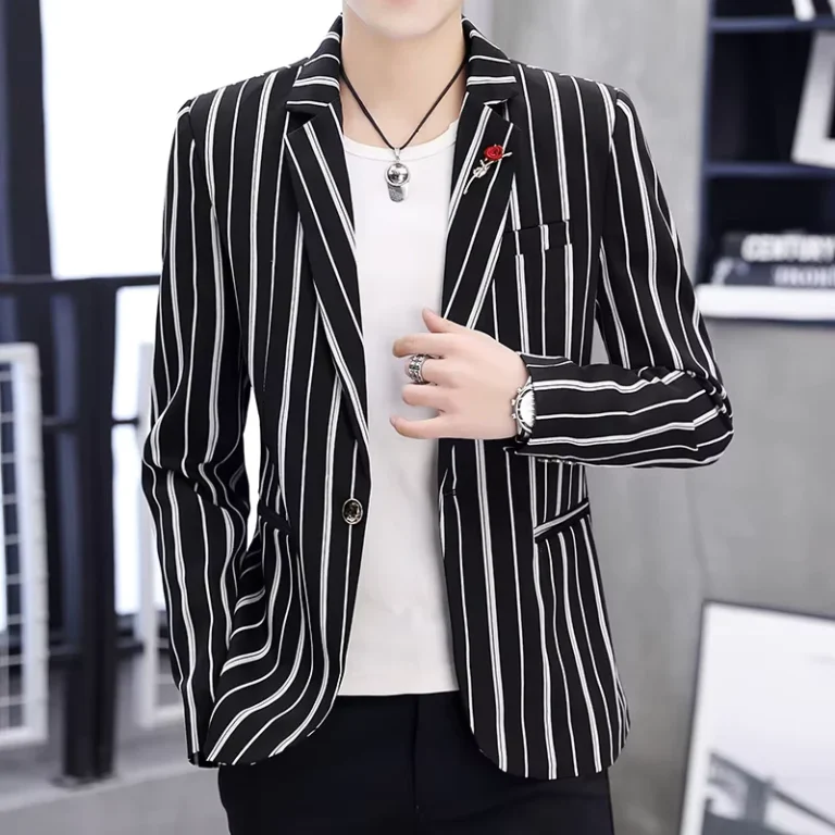 CHINEE-Men-Fall-Fashion-blazer-Suit-Striped-Slim-Lapel-Collar-Casual-Men-Suits-Thin-Jacket-Youth-Costumes
