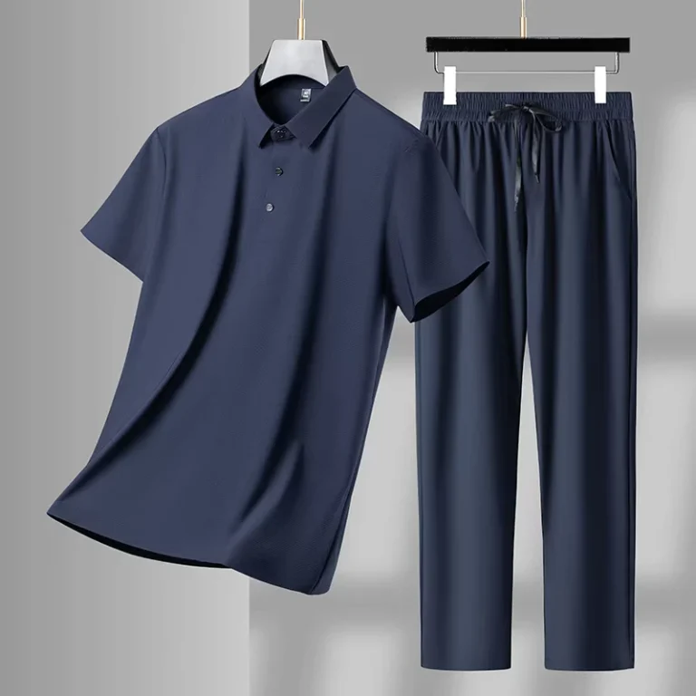 CHINEE-Men-Summer-Casual-Suits-Button-Stand-Collar-Polo-Shirt-Long-Pants-2-Piece-Set-Short-Sleeve-Tops-Casual-Suits-1