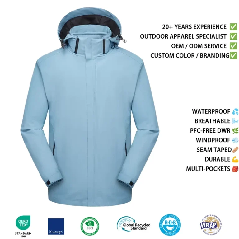 CHINEE-Men-Winter-Coat-with-Hooded-Collar-Solid-Pattern-Casual-Style-Waterproof-and-Windproof-Zipper