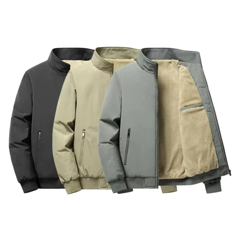 CHINEE-Men-Winter-Thickened-Warm-Fleece-Stand-Collar-Parka-Men-Business-Outwear-Casual-Solid-Color-Jacket