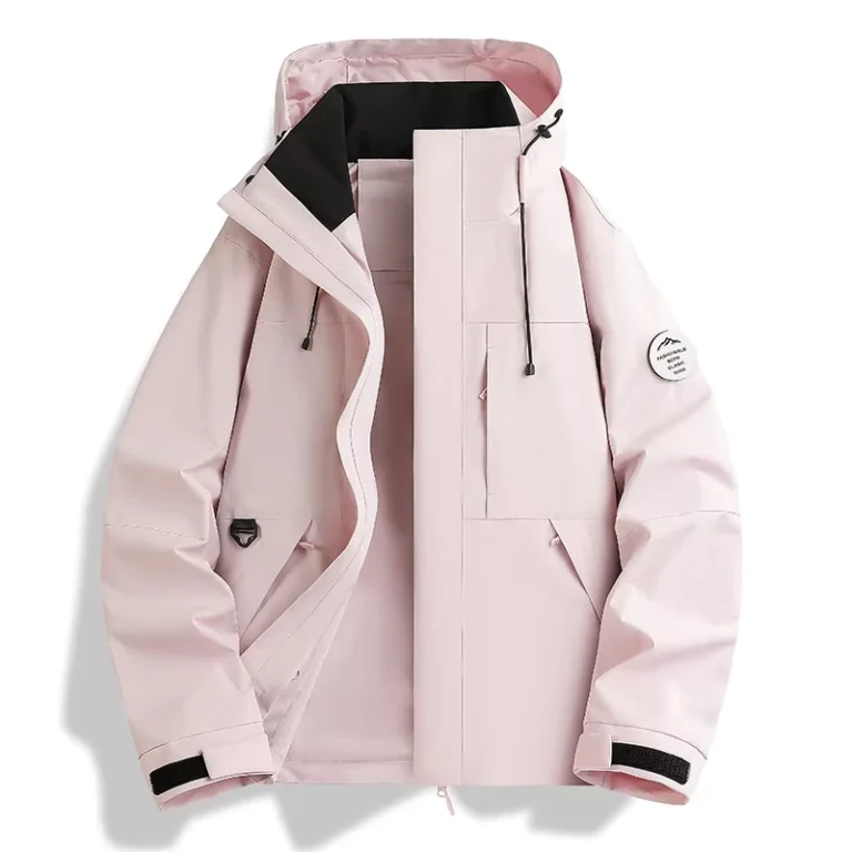 CHINEE-Men-and-Women-3-in-1-Couple-Two-Piece-Unisex-Winter-Windproof-Waterproof-Solid-Zipper-Mountaineering-Jacket-100-Polyester