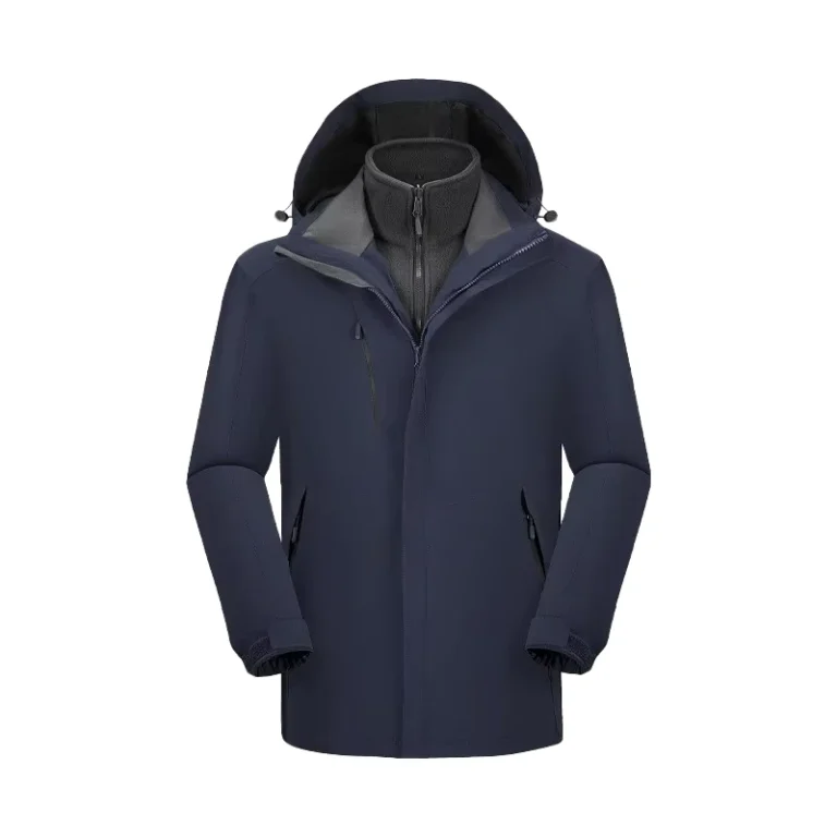 CHINEE-Mens-3-in-1-Waterproof-Winter-Outdoor-Jacket-Windproof-and-Fleece-Lined-for-Athletic-Outdoor-Activities