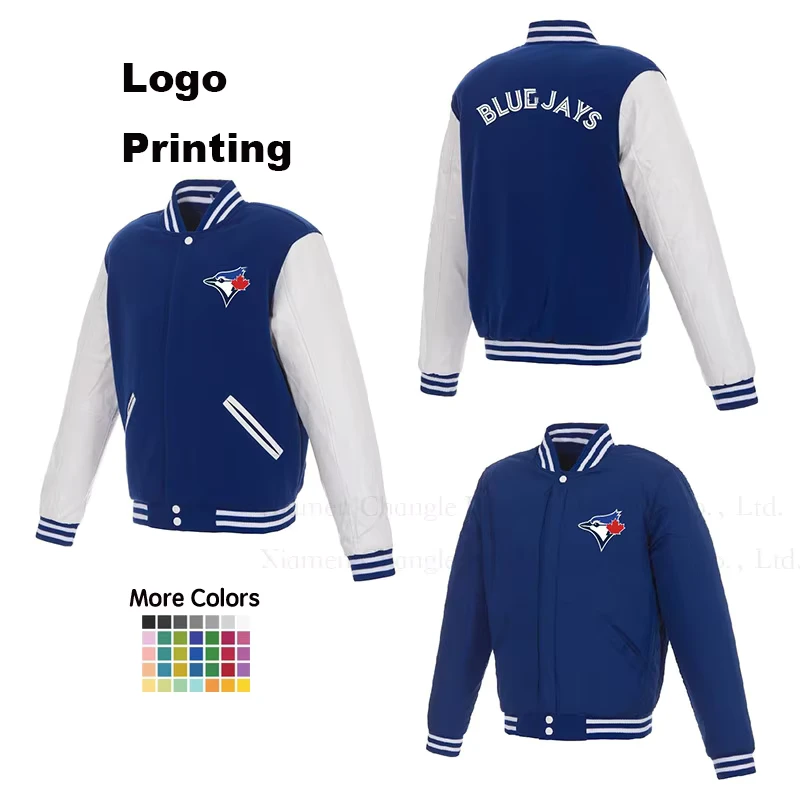 CHINEE-Mens-American-Street-Casual-Sports-Fashion-Long-Sleeve-Jacket-Coat-Canadian-Team-Baseball-Jersey-logo-Printing-Custom-Jacket