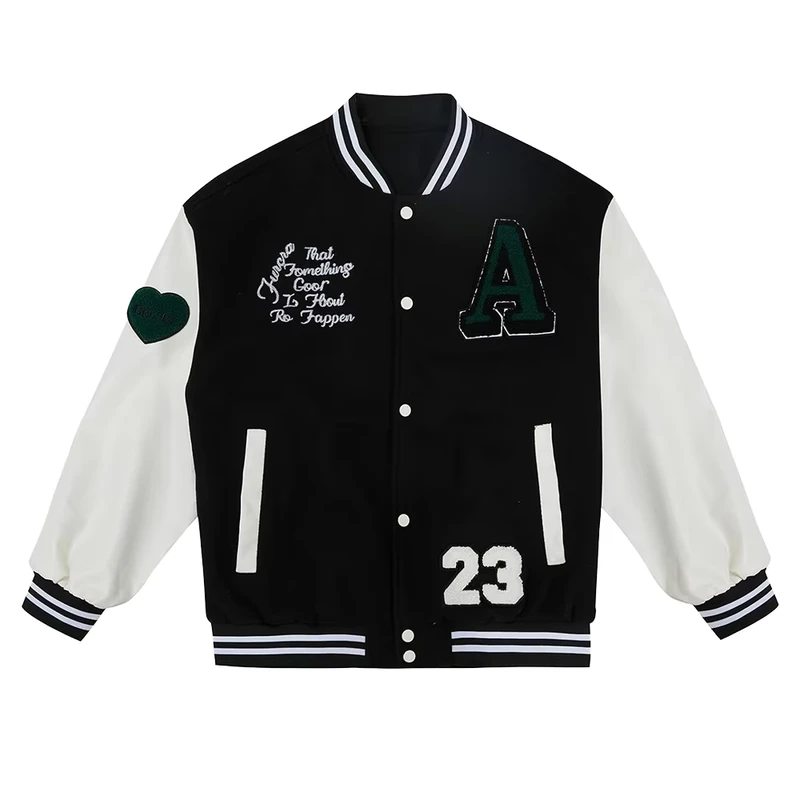 CHINEE-Mens-Baseball-Jackets-with-Chenille-Embroidery-Patch-Stand-Collar-High-Street-Style-OEM-Service-for-School-Uniform