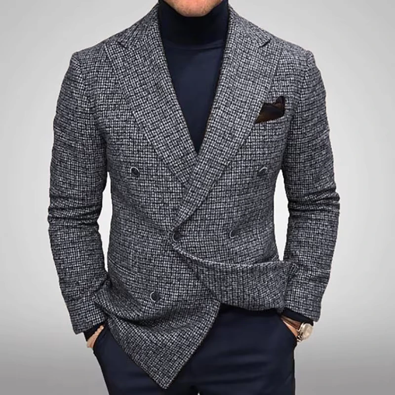 CHINEE-Mens-Business-Suits-British-Style-V-neck-Single-Breasted-Casual-Solid-Color-Suit-Jacket-Cross-Border-Foreign-Trade-1